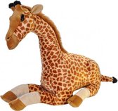 knuffel giraffe junior 65 cm pluche bruin/beige