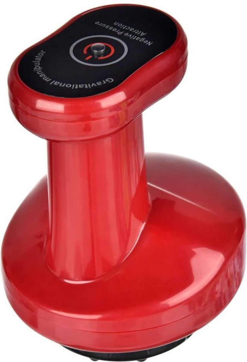 Edoir Elektrische Cupping Massage Apparaat - Krachtige Cellulite Massage Apparaat - Anti Cellulitis - Rood