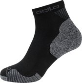 Odlo Socks Quarter Ceramicool Quarter Sportsokken Unisex - Black - Maat 39-41