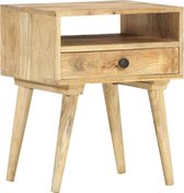 Nachtkastje 40x35x50 cm massief mangohout