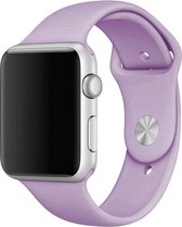 Sport band - licht paars - Geschikt voor Apple Watch