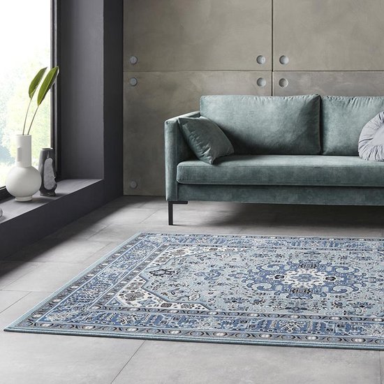 Perzisch tapijt - Mirkan Skazar Blauw 120x170cm | bol.com