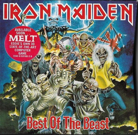 CD cover van Best of the Beast van Iron Maiden