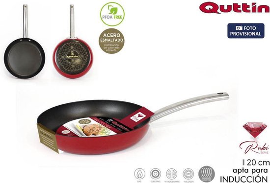 Cheffinger Sauspan met Deksel - 20cm - RVS - Honingraat - Inductie