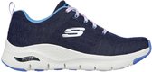 Skechers Sneakers - Maat 37 - Vrouwen - Navy - Licht blauw - Wit