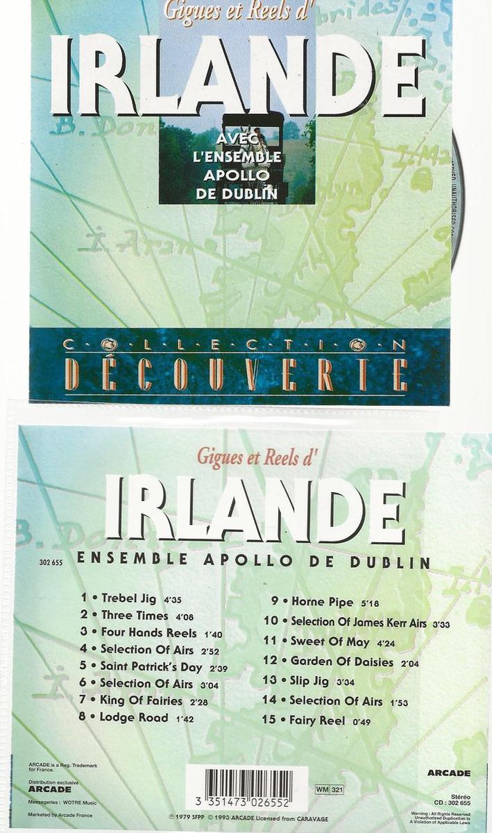 GIGUES et REELS D' IRLANDE