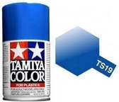 Tamiya TS-19 Blue - Métallique - Brillant - Aérosol Acryl - Bombe de Peinture 100ml
