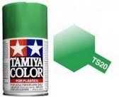 Tamiya TS-20 Green - Metallic - Gloss - Acryl Spray - 100ml Verf spuitbus