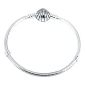 Tracelet - Zilveren Armbanden - Bedelarmband Schelp sluiting | 925 Sterling Zilver - Pandora compatible - 925 Zilver Certificaat - In Leuke Cadeauverpakking - Valentijn kado