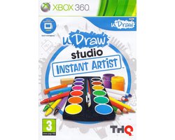 XBOX 360 U-Draw Self-Artist Drawing Game uDraw Studio: Instant Artist (Needs Gametablet, Not included.)