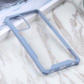Voor Samsung Galaxy A72 5G acryl + kleur TPU schokbestendig hoesje (melkgrijs)
