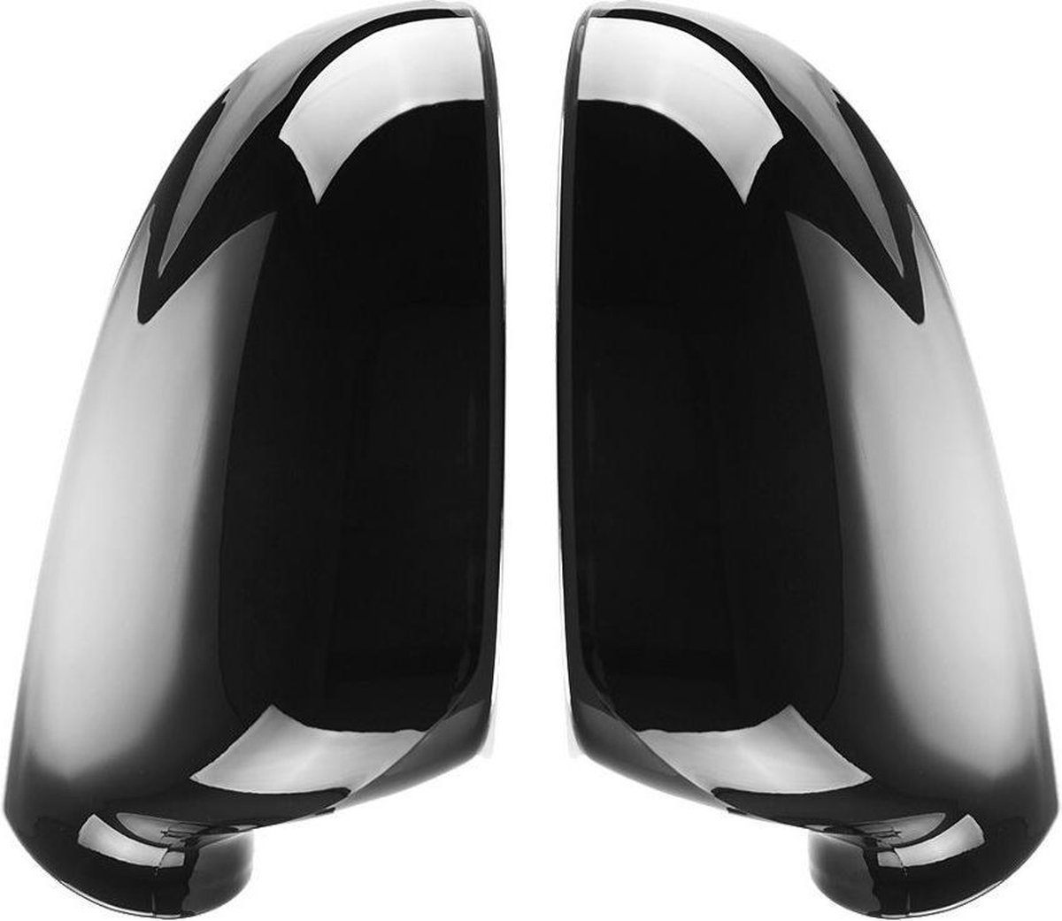 Spiegel Covers Caps Zijspiegel Case Cover Zwart Geschikt voor VW Golf 5 MK5 GTI GTD TSI R32 TDI GT R20 Look
