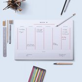 WEEW Smart Design - Weekplanner - A4 formaat
