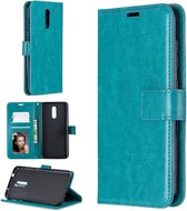 Portemonnee Book Case Hoesje Geschikt voor: Nokia 3.2 -  turquoise