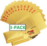 Speelkaarten 3 Decks / Stokken – Spelkaarten – Kaarten - Kaartspellen - Pesten – Klaverjassen – Toepen – Poker – Jokeren – Eenentwintigen – Eenendertigen – Kwartetten - Bridge – Hartenjagen –