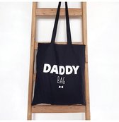 Jutte tas Daddy bag - Geweldig voor Vader Op komst - Vaderdag Kados - Geschenk en Cadeautjes -  - zwart - 38 x42 cm
