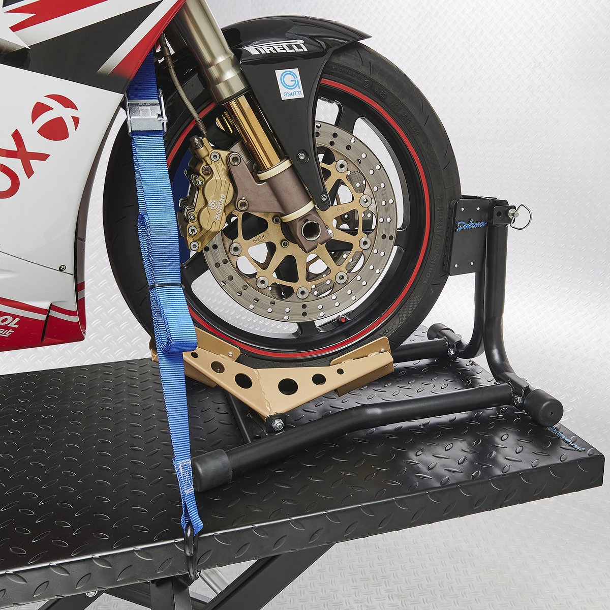 Datona® Motor Spanbanden Set - Voor Vervoer Op Aanhanger Of Bedrijfswagen - Max 400 kg - Lengte 2 m - Blauw – foto 8