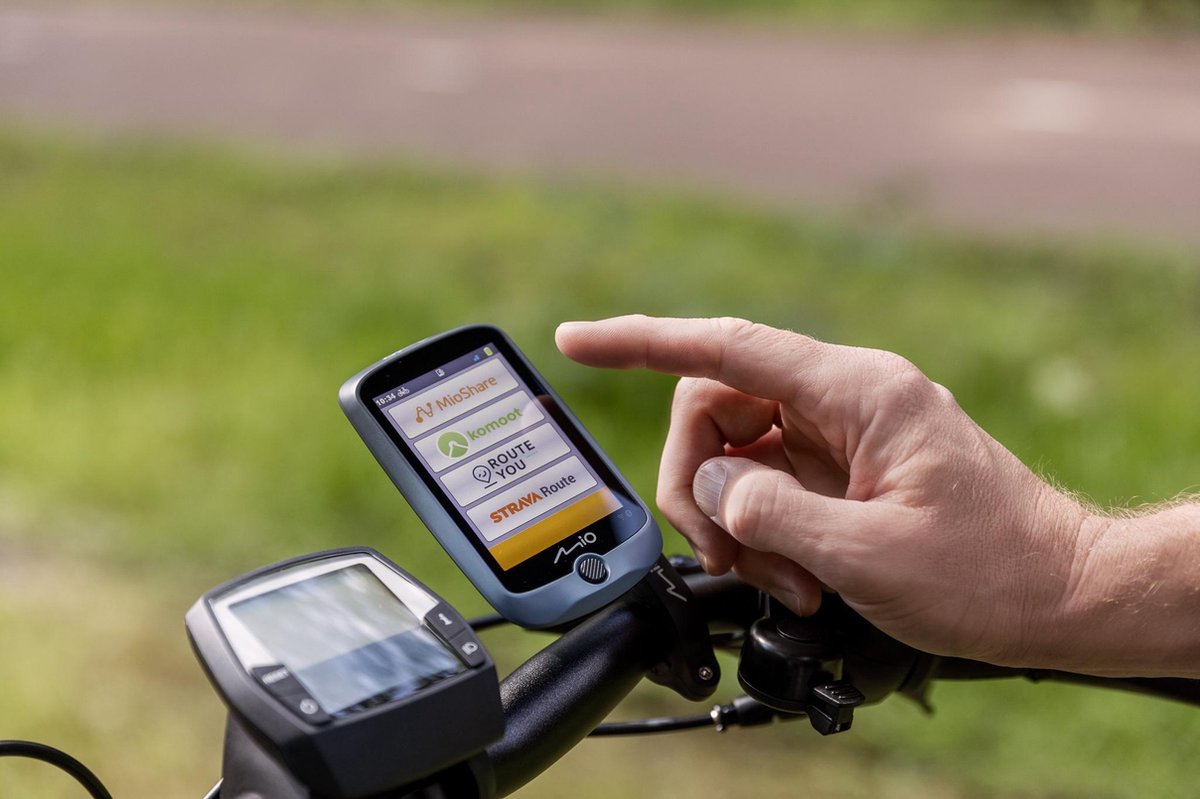 Stal Vermindering verzekering Mio Cyclo Discover Connect Fiets-Navigatie Antraciet/Zwart | bol.com