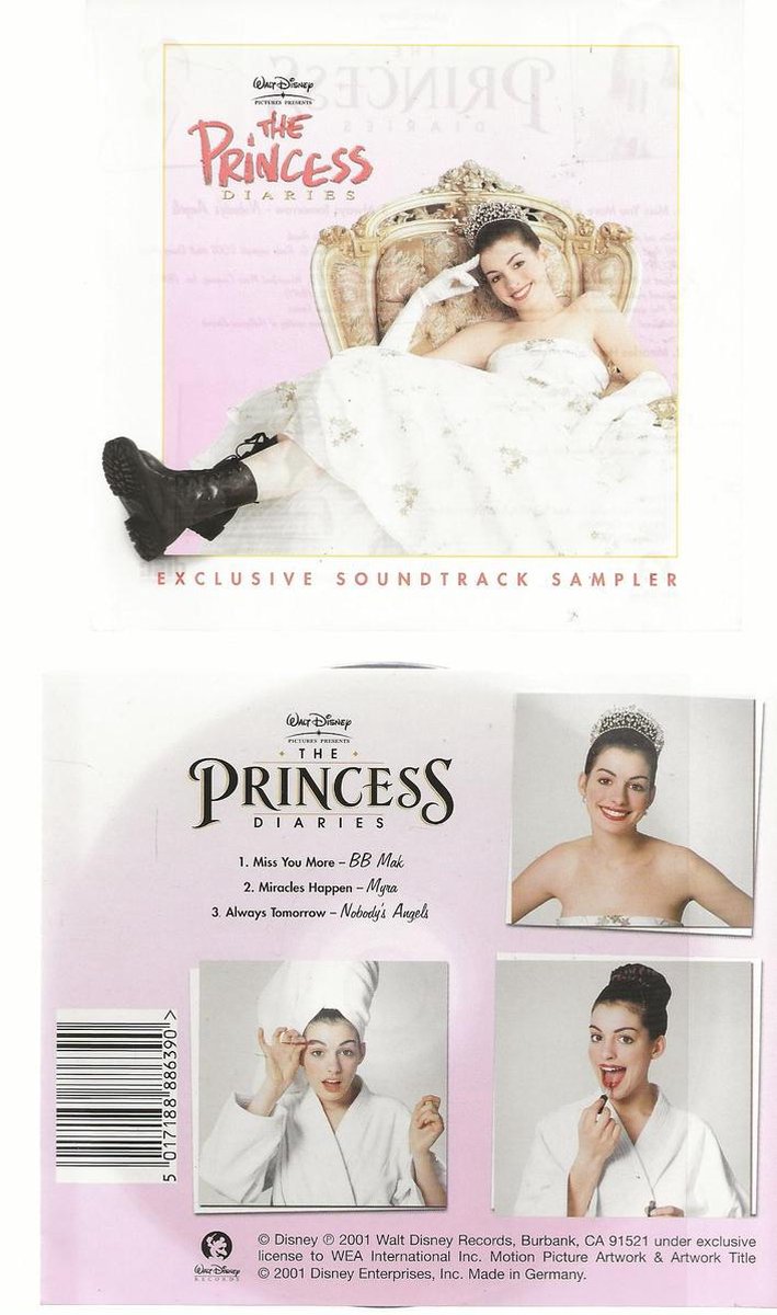 THE PRINCESS DIARIES - SOUNDTRACK SAMPLER