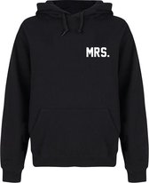 MR & MRS couple hoodies zwart (MRS- maat M) | Matching hoodies | Koppel hoodies