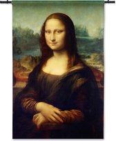 Wandkleed Mona Lisa - Leonardo da Vinci - 90x135 cm