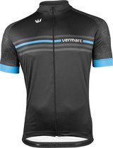 Vermarc Attaco SP. L. Fietsshirt Blauw/Zwart Maat S