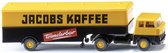 WIKING Henschel HS 14/16 Koffersattelzug 'Jacobs Kaffee' 1961 schaalmodel 1:87