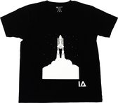 IA Interactief Glow T-Shirt voor Kinderen - Blast Off - Super Groene Gloed - Maat 128