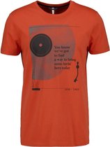 Chief Heren T-shirt Oranje - Maat XL