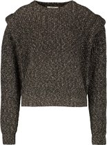 Garcia Blouse Blouse Met Patroon H10233 60 Black Dames Maat - XL