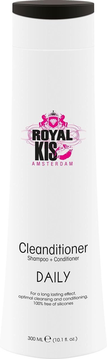 Royal KIS Cleanditioner Daily - 300ml - Normale shampoo vrouwen - Voor Alle haartypes