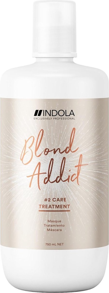 Indola Innova Blond Addict Pink Shampoo 250 ml - Normale shampoo vrouwen - Voor Alle haartypes