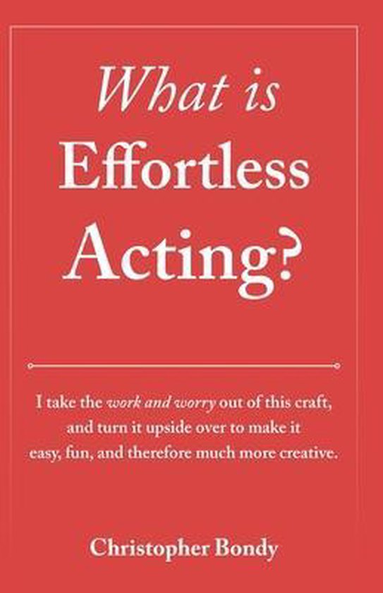 What is Effortless Acting - cover
