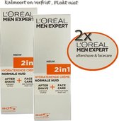 L’Oréal Men Expert Hydra Energetic 2in1 Aftershave en Gezichtscrème -voordeel: 2x 75ml