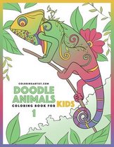 Doodle Animals- Doodle Animals Coloring Book for Kids 1