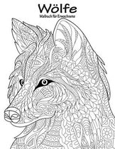 Wölfe- Wölfe-Malbuch für Erwachsene 1