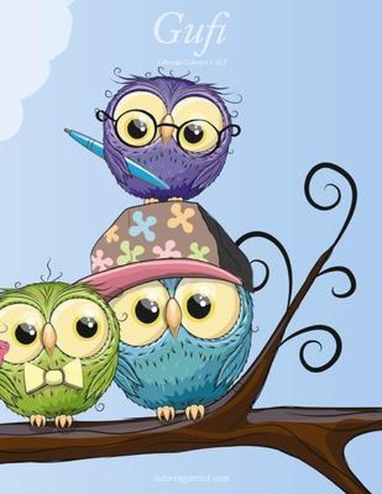 Gufi- Gufi Libro da Colorare 1 & 2, Nick Snels | 9781723336706 | Boeken ...