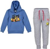 Minions Joggingpak / trainingspak - OOPS - blauw/grijs - maat 98/104 (4 jaar)