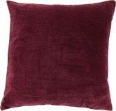 Lolaa kussen Velvet rood 45x45cm