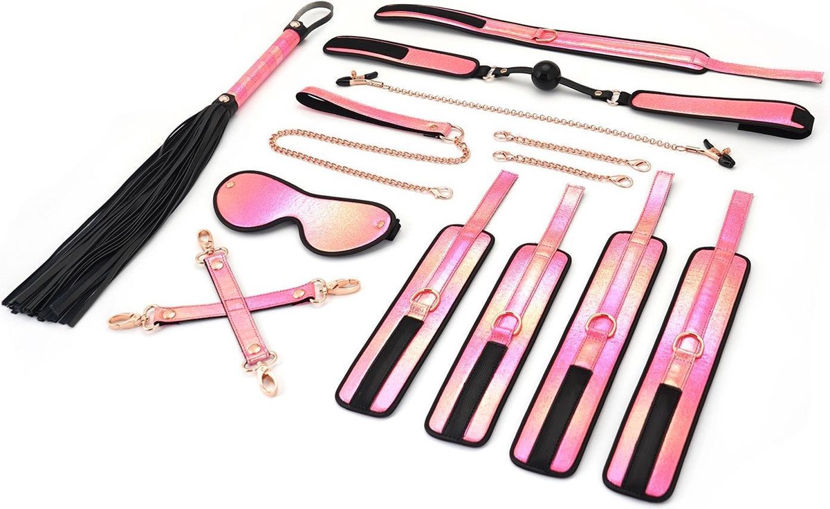 Liebe Seele - Vivid Sakura - Bondageset - Boeienset Compleet - Roze Parelmoer Glans - bijzonder En exclusief