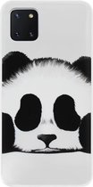 ADEL Siliconen Back Cover Softcase Hoesje Geschikt voor Samsung Galaxy Note 10 Lite - Panda
