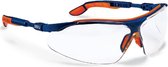 Uvex i-vo 9160-065 veiligheidsbril - blauw oranje