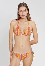 Shiwi Bikiniset marble liz triangle bikini set - satsuma spritz yellow - 38