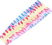 Haarband - Sport haarband - Dames haarband - Meiden haarband - Tieners haarband - Blauw/Geel/Rood - Make up - Vrijetijdshaarband - Haarverzorging