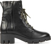 Piedi Nudi Vrouwen Leren       Veterboots / Laarzen / Damesschoenen P39204-301PN - Zwart - Maat 41