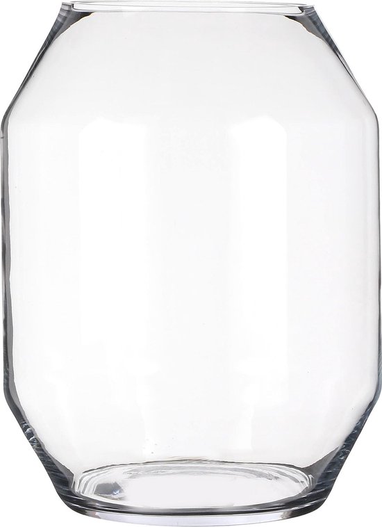Vase Mica Decorations Dali - H33 x Ø25 cm - Glas - Transparent