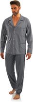 Sesto senso- pyjama- graphite kleur- lange mouwen- 100 % katoen XL