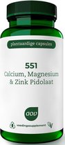 AOV 551 Calcium & Magnesium & Zink Pidolaat - 90 vegacaps - Mineralen - Voedingssupplement