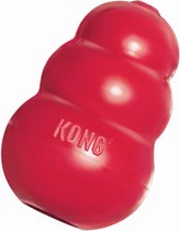 KONG Classic - Snackbal Honden Speelgoed - Rubber - 10.16cm - Rood - Maat L