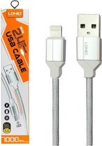 Kabel LS372 USB - Lightning 2.3A 1m Wit